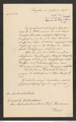 k.k. naturhistorisches Hofmuseum, Intendanzakten 1885-1896 (Hauer), Aktenzahl Z.199/1894, Seite 1